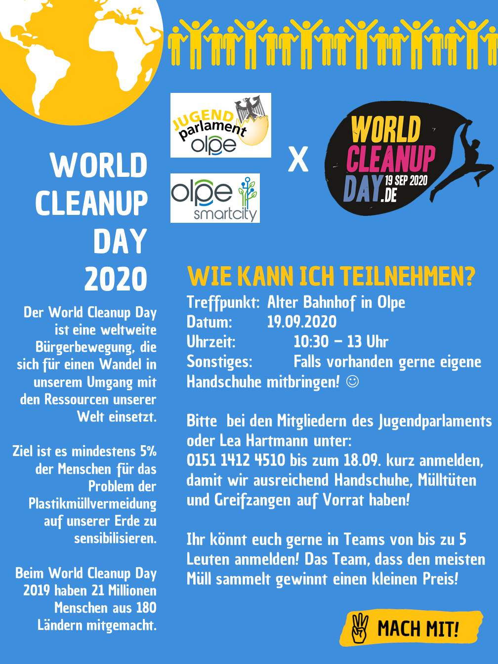 World Cleanup Day - Olpe ist dabei! (Nordrhein-Westfalen)