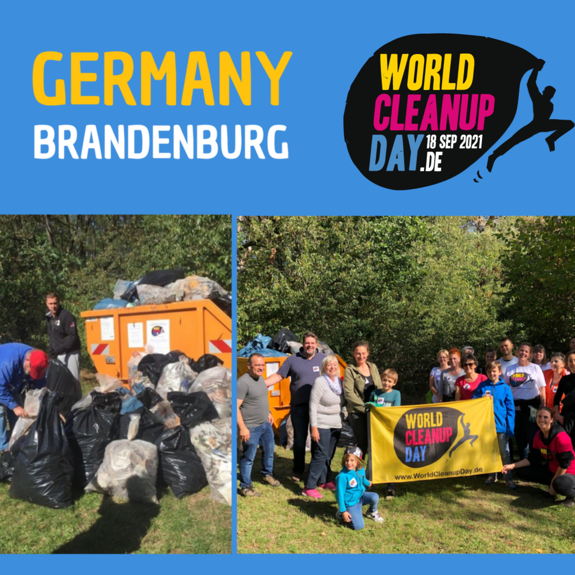 CleanUp der Gemeinde Am Mellensee (Brandenburg)