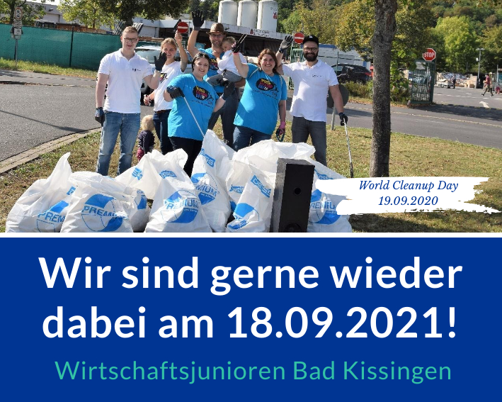 Cleanup der Wirtschaftsjunioren Bad Kissingen (Bayern)