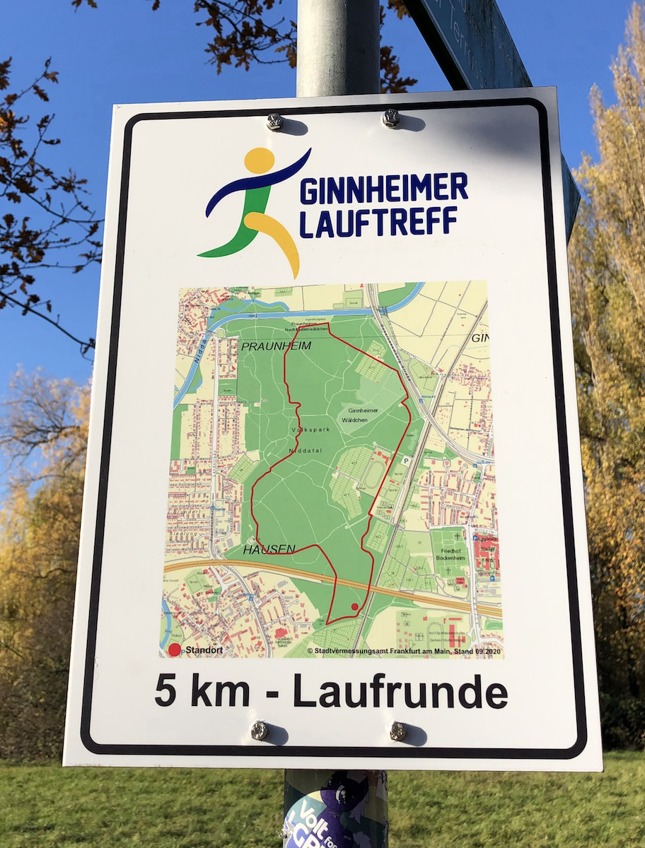 Ginnheimer Lauftreff liebt den Niddapark, Frankfurt a.M. (Hessen)
