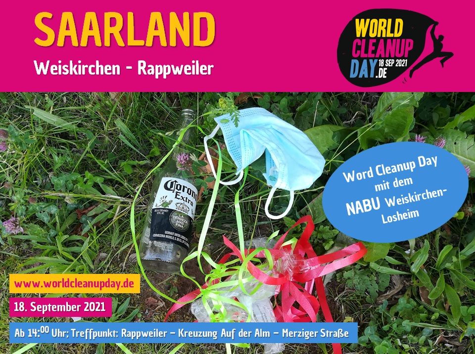 World Cleanup Day in Weiskirchen - Rappweiler - (Saarland)