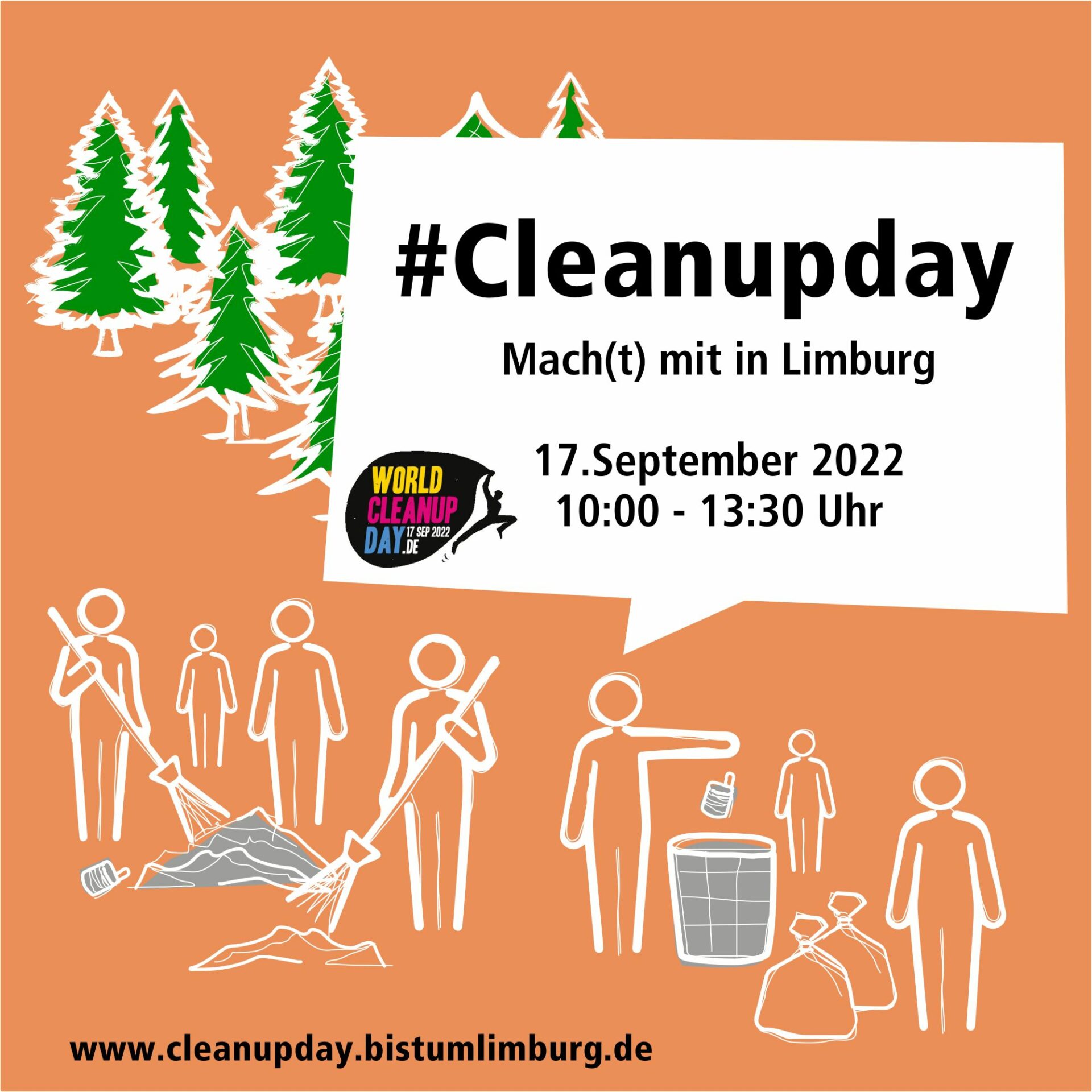 World Cleanup Day 2022 im Bistum Limburg (Hessen)