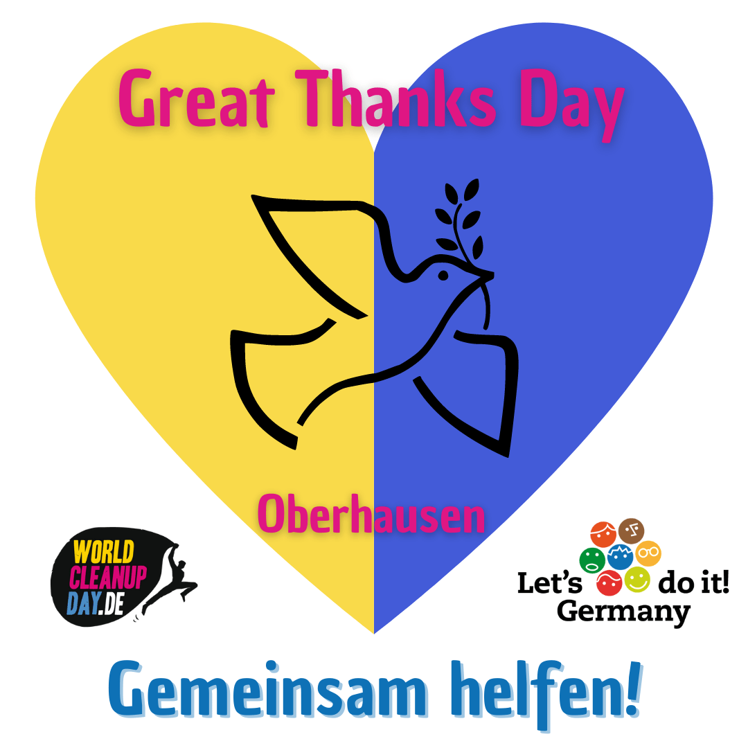 #GreatThanksDay – Ukrainian Refugees say „Thank you“ to Oberhausen (Nordrhein-Westfalen)