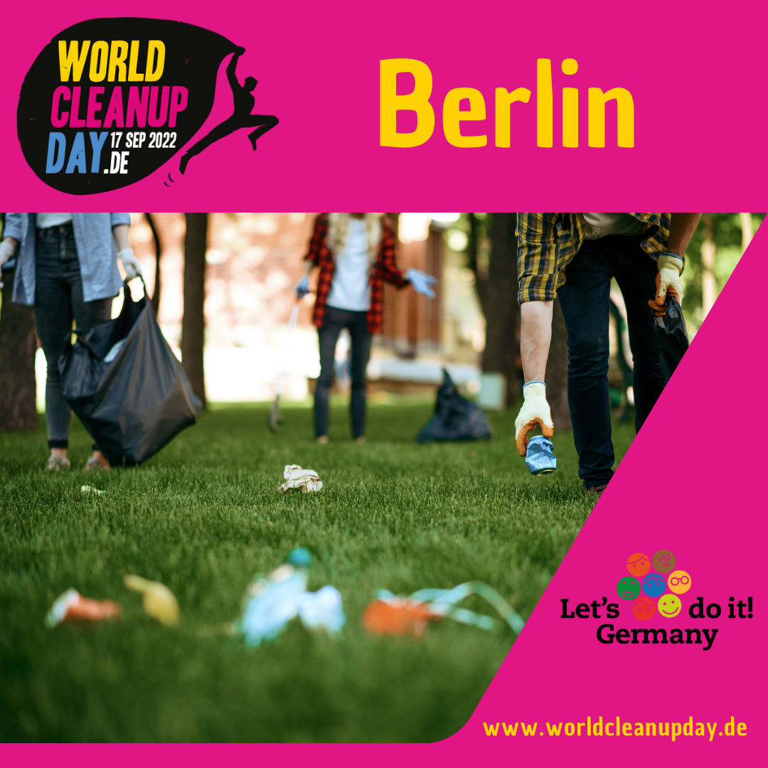 WORLD CLEANUP DAY - GoNature räumt die Hasenheide auf! (Berlin)