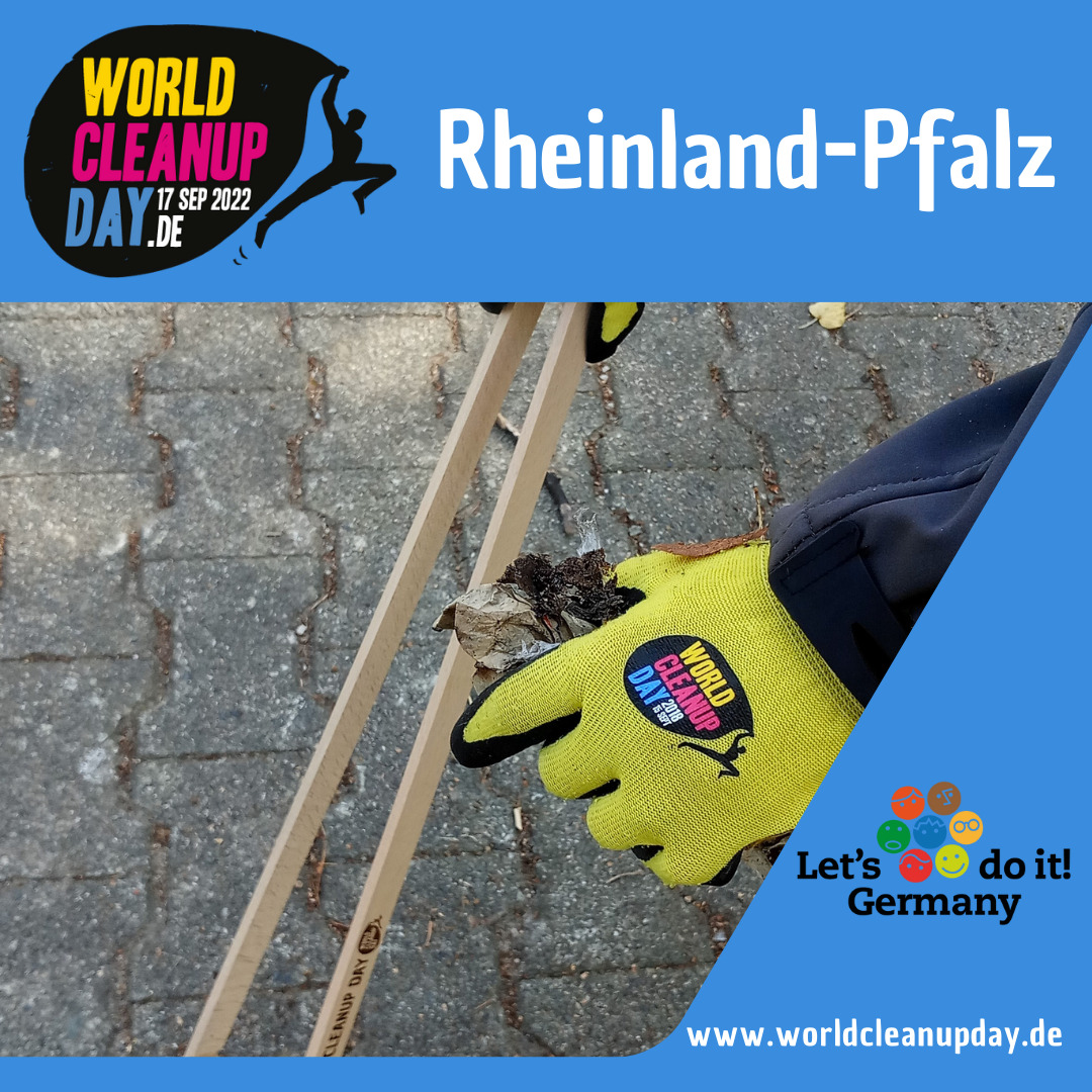 World Cleanup Day in Bingen am Rhein (Rheinland-Pfalz)
