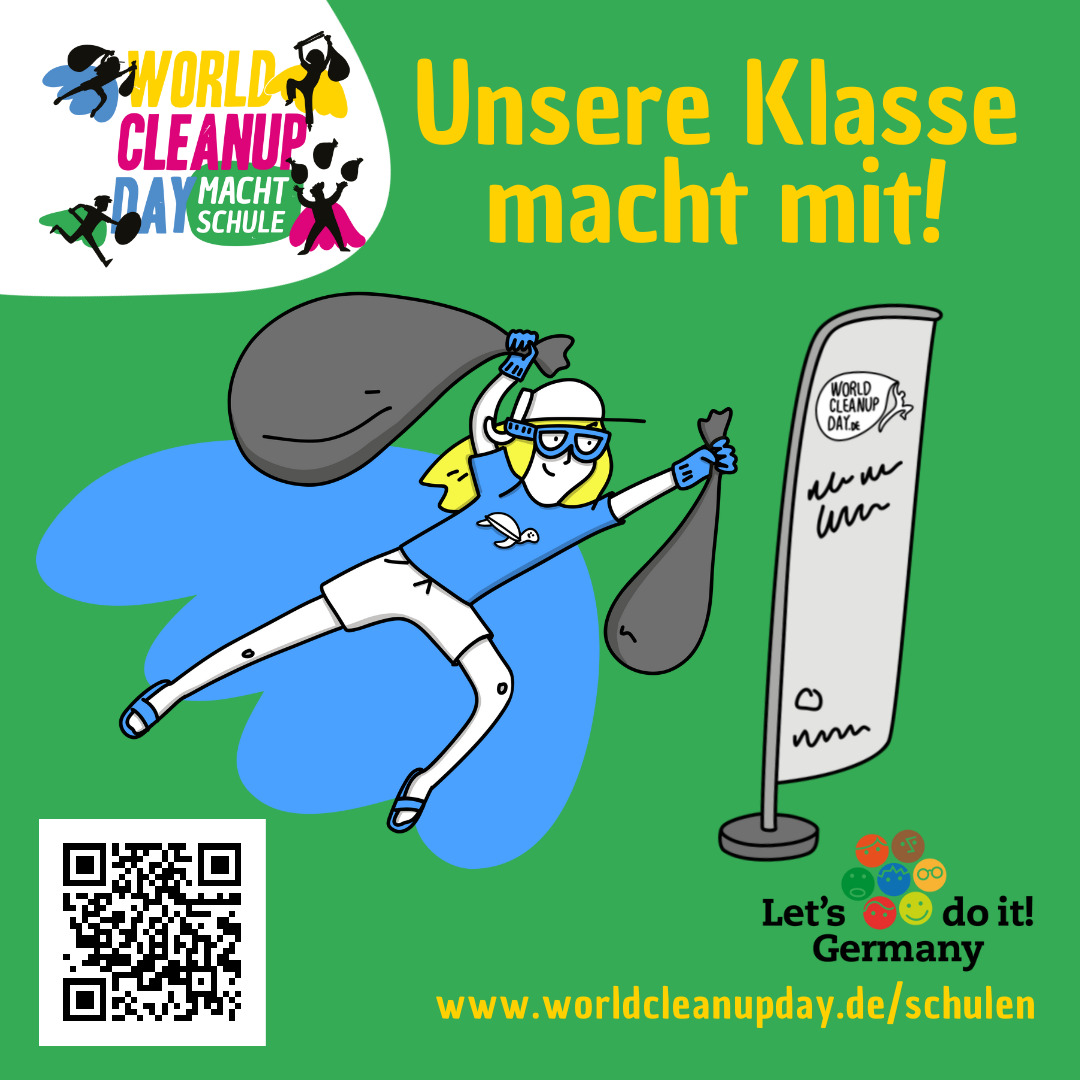 Schulprojekt zum World Cleanup Day (Thüringen)