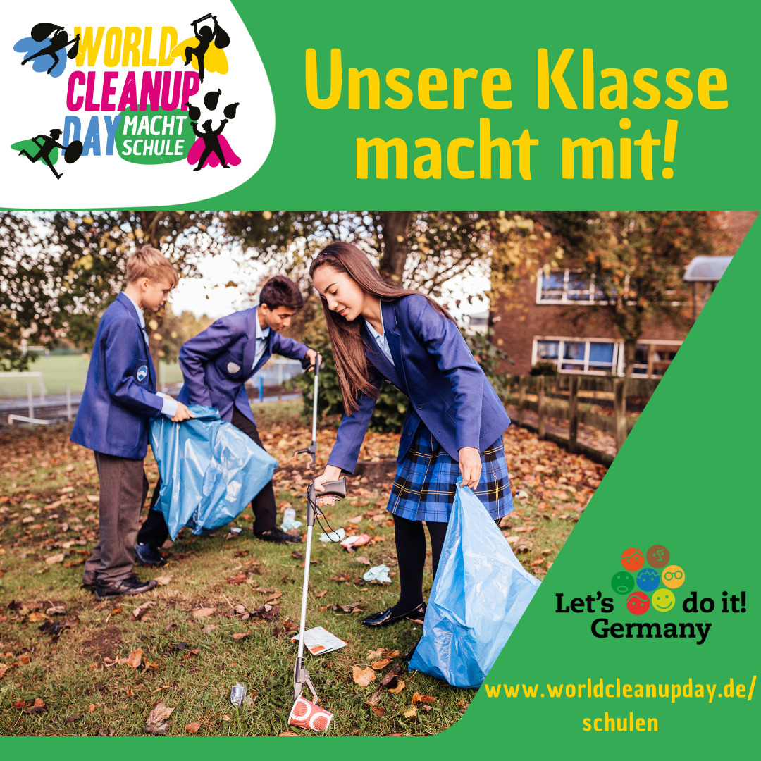 Projektarbeit Amphibien am World Cleanup Day (Thüringen)