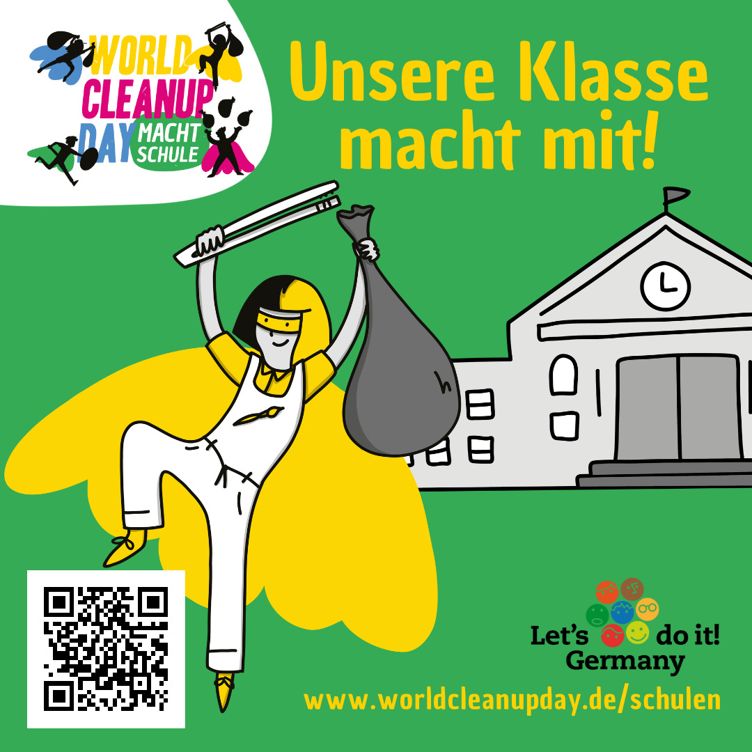 World Cleanup Day mit der Gemeinschaftsschule Marpingen (Saarland)