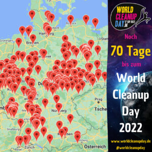 noch 70 tage bis zum world cleanup day 17. september 2022