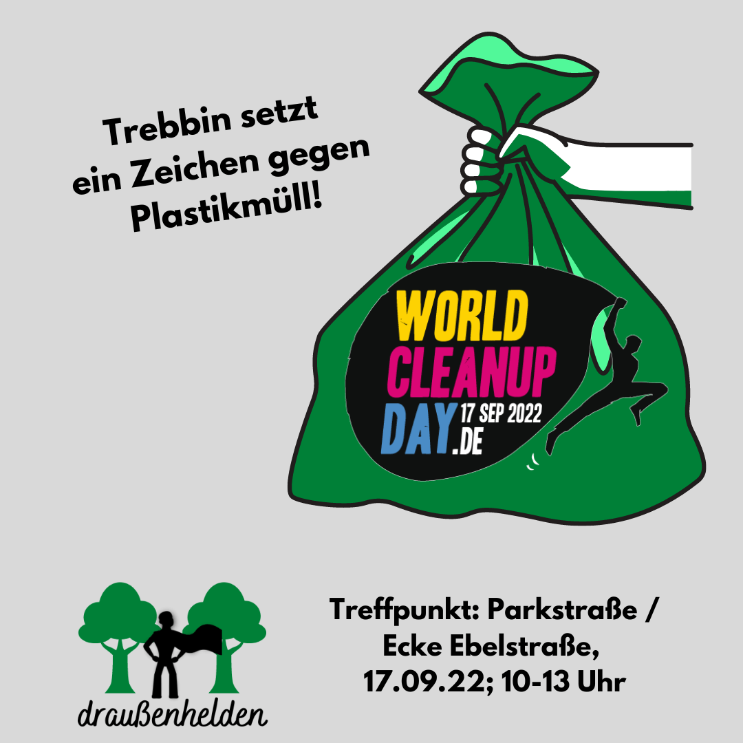 Die Draußenhelden präsentieren: Trebbin setzt ein Zeichen gegen Plastikmüll (Brandenburg)