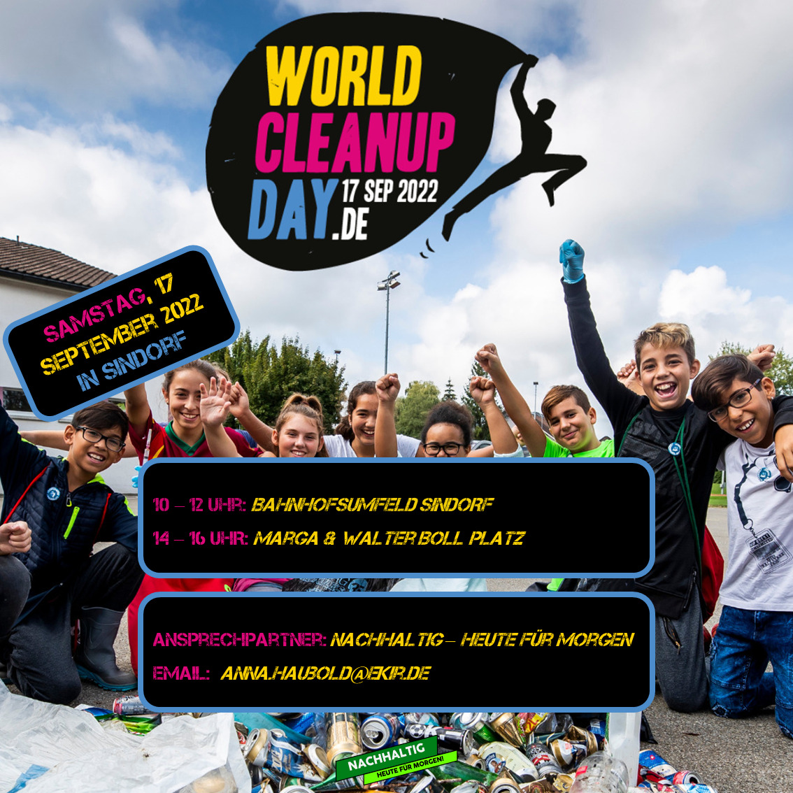 Aktionstag #Weniger Müll in Sindorf - mach mit! 14-16 Uhr (Nordrhein-Westfalen)