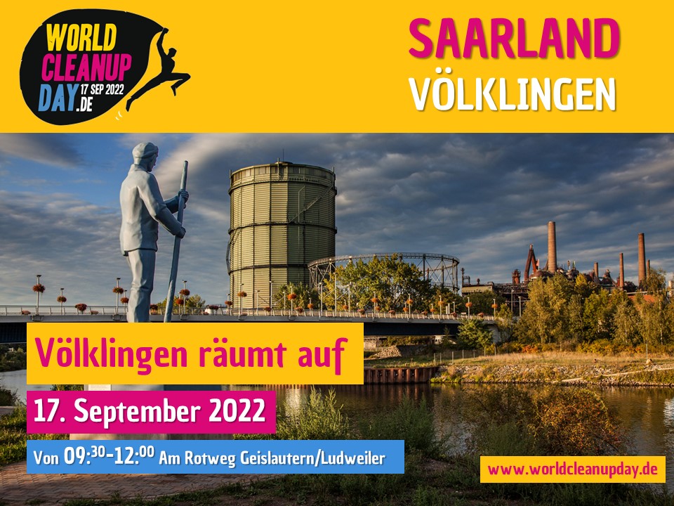 World Cleanup Day in Völklingen (Saarland)