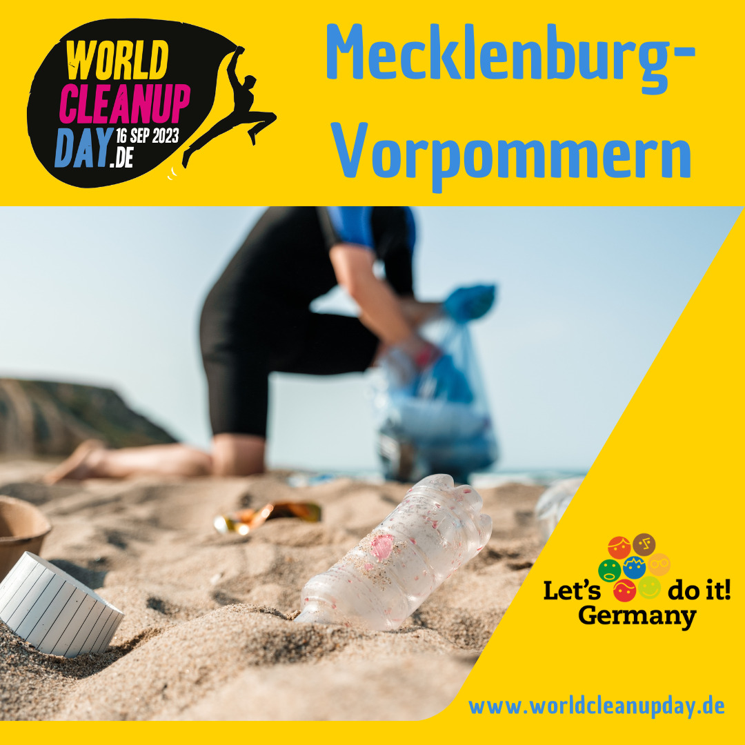 Umwelt-Müllsammelaktion \"Für ein sauberes Bad Doberan\" (Mecklenburg-Vorpommern)
