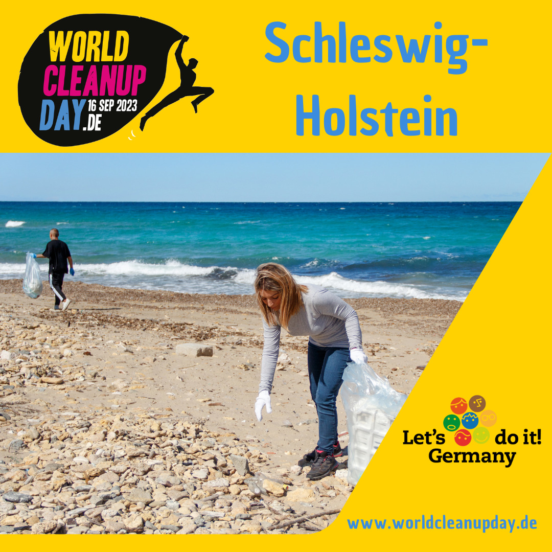 Aufräumen am Speicherkoog Dithmarschen - BUND macht mit beim World Cleanup Day (Schleswig-Holstein)