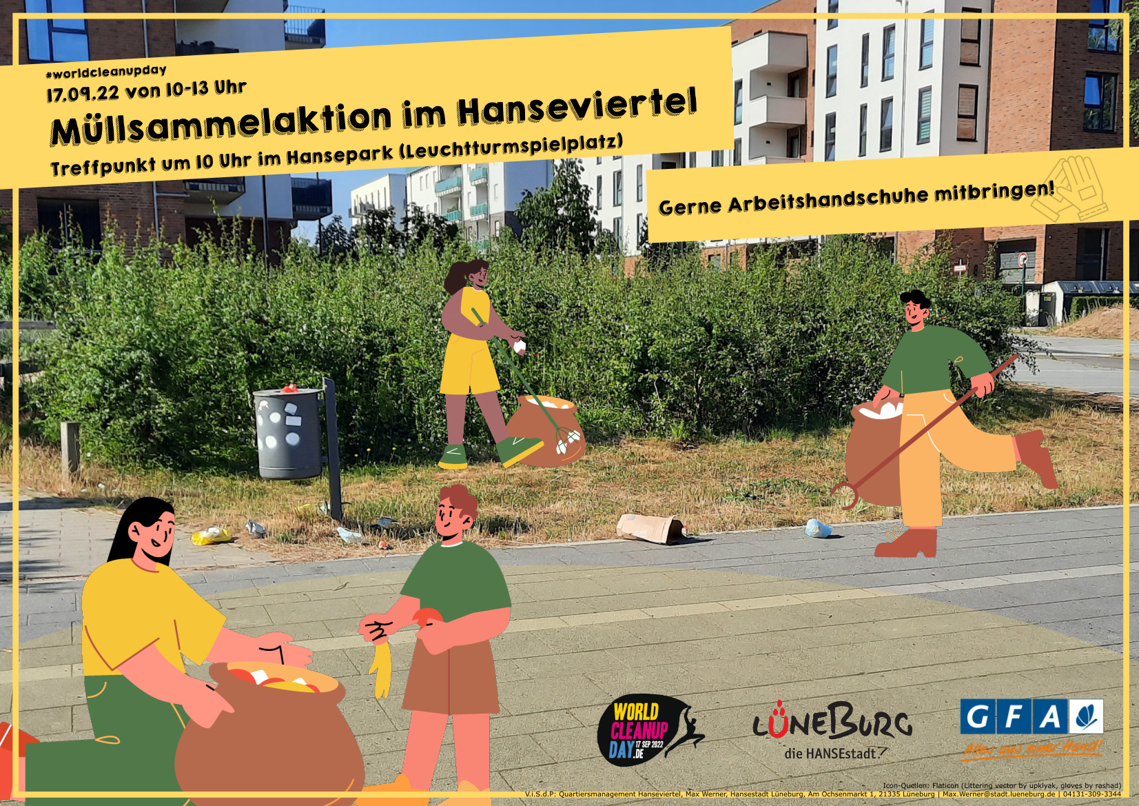 Müllsammelaktion Hanseviertel (Niedersachsen)