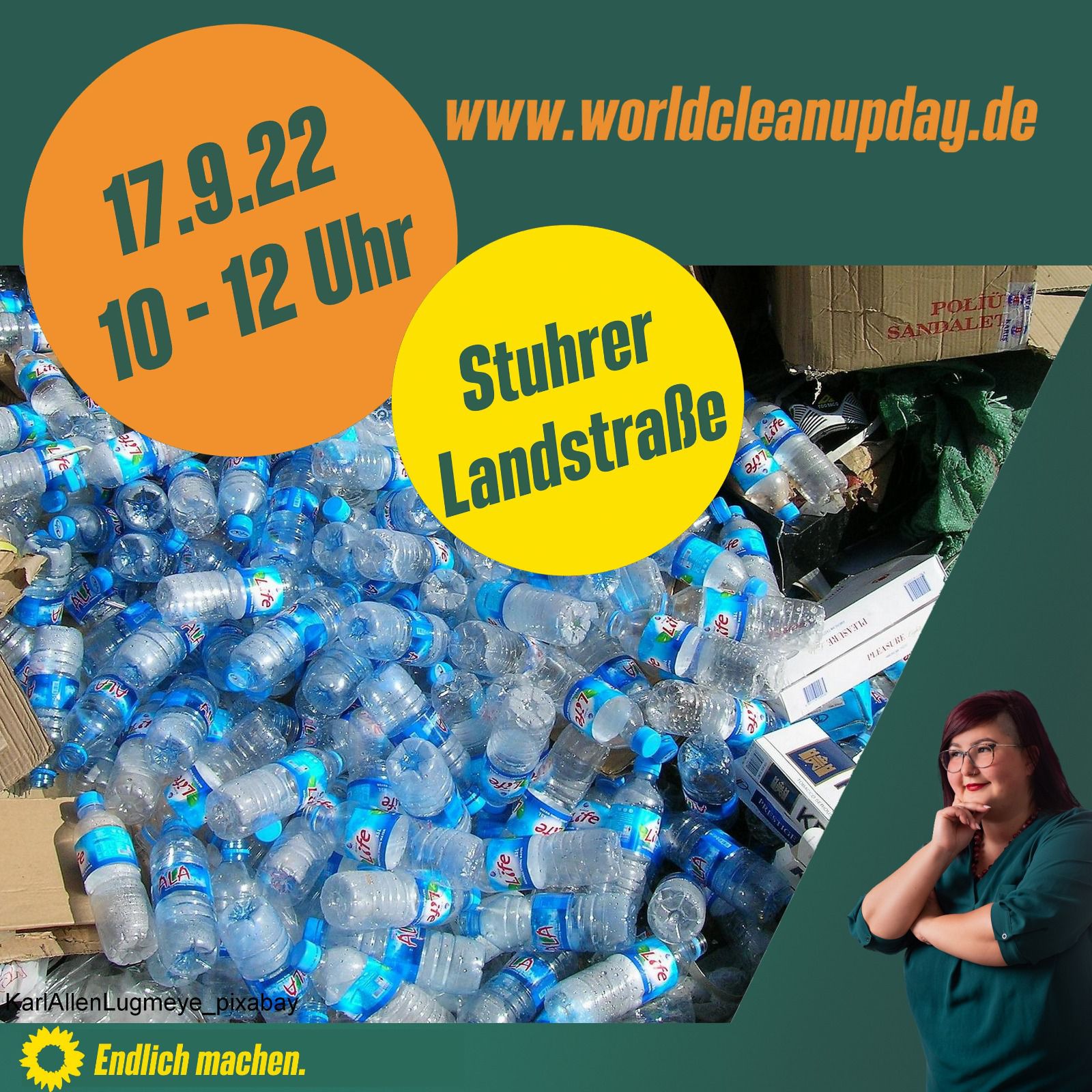 World Cleanup Day - Aktion in Stuhr (Niedersachsen)