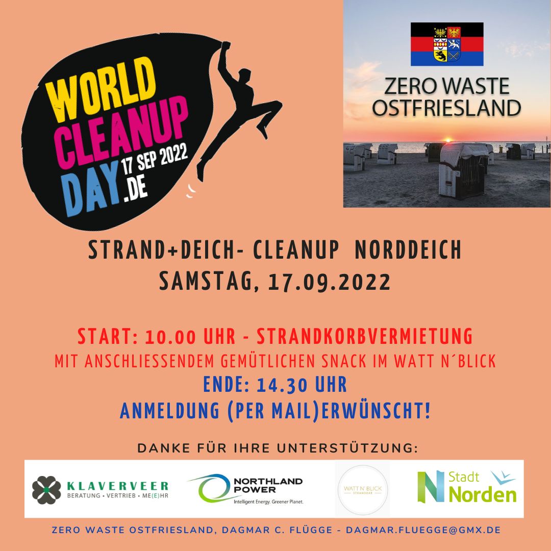 Strand-Cleanup Norddeich (Niedersachsen)