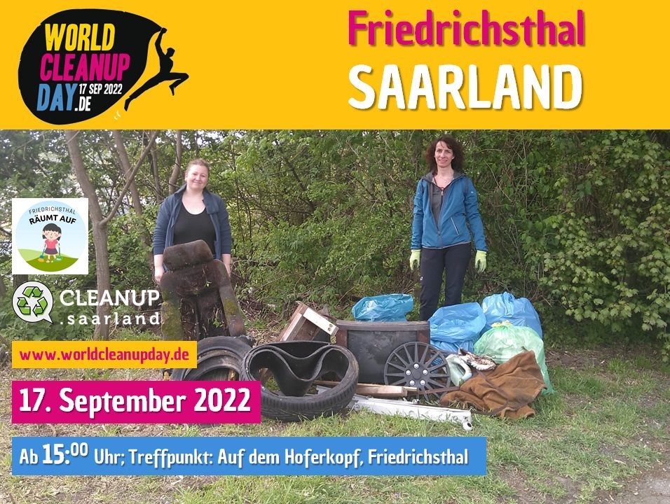 World Cleanup Day in Friedrichsthal (Saarland)