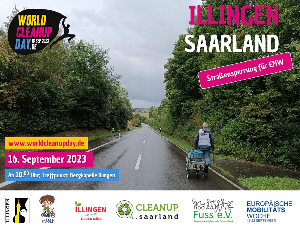 World Cleanup Day und EMW in Illingen (Saarland)