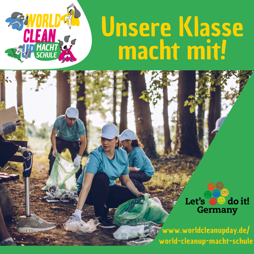 6.1 sammelt Müll in Münster (Nordrhein-Westfalen)