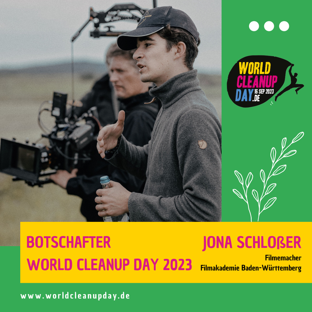 Jona Schloßer, Botschafter World Cleanup Day 2023