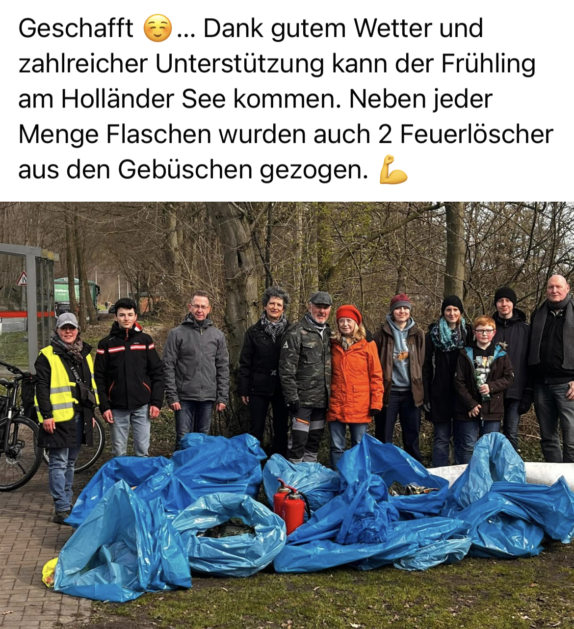 Müllsammelaktion in Geldern (NRW)