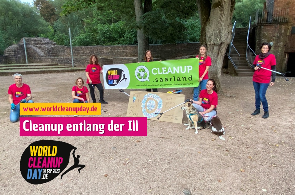 Cleanup an der Ill (Saarland)
