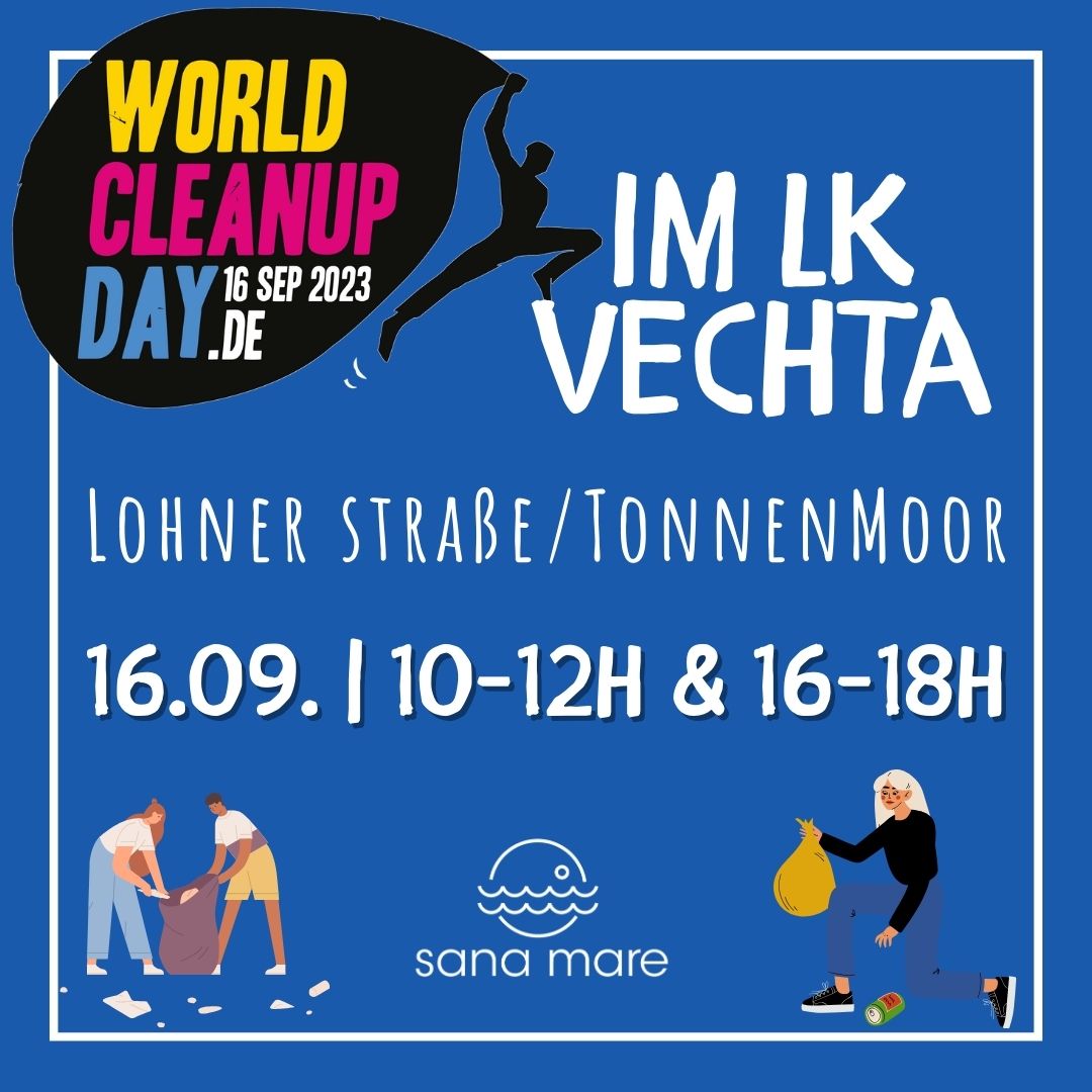 World Cleanup Day in Vechta (Niedersachsen)
