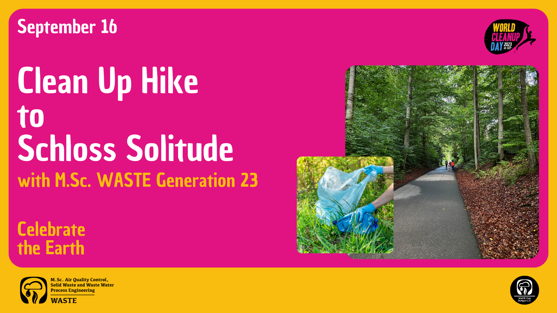 Clean Up Hike to Schloss Solitude (Baden-Württemberg)