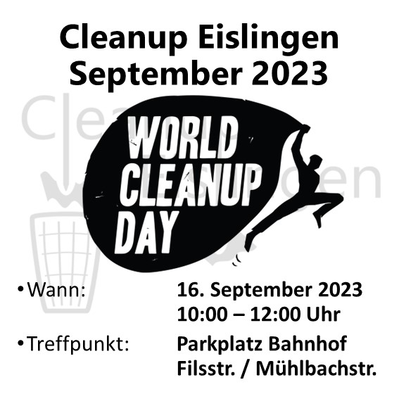 Cleanup Eislingen September 2023 (Baden-Württemberg)