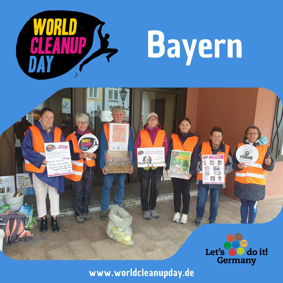beach cleaner & DATEV world cleanup day (Bayern)