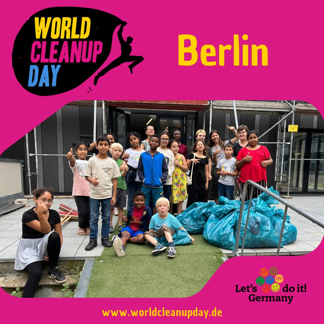 World Cleanup Day im Park am Gleisdreieck (Berlin)
