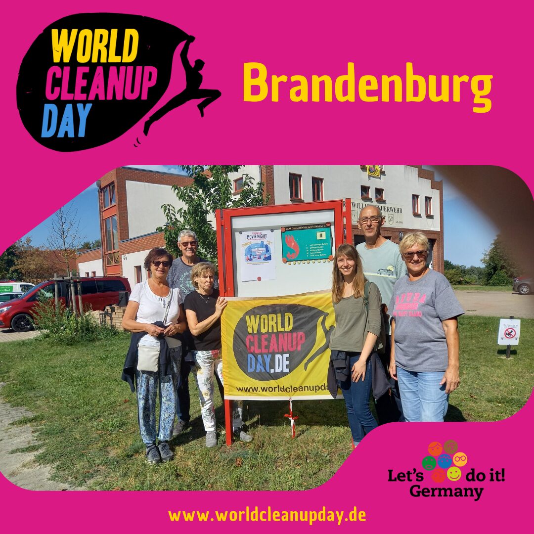 World Cleanup Day im Kirchsteigfeld (Brandenburg)