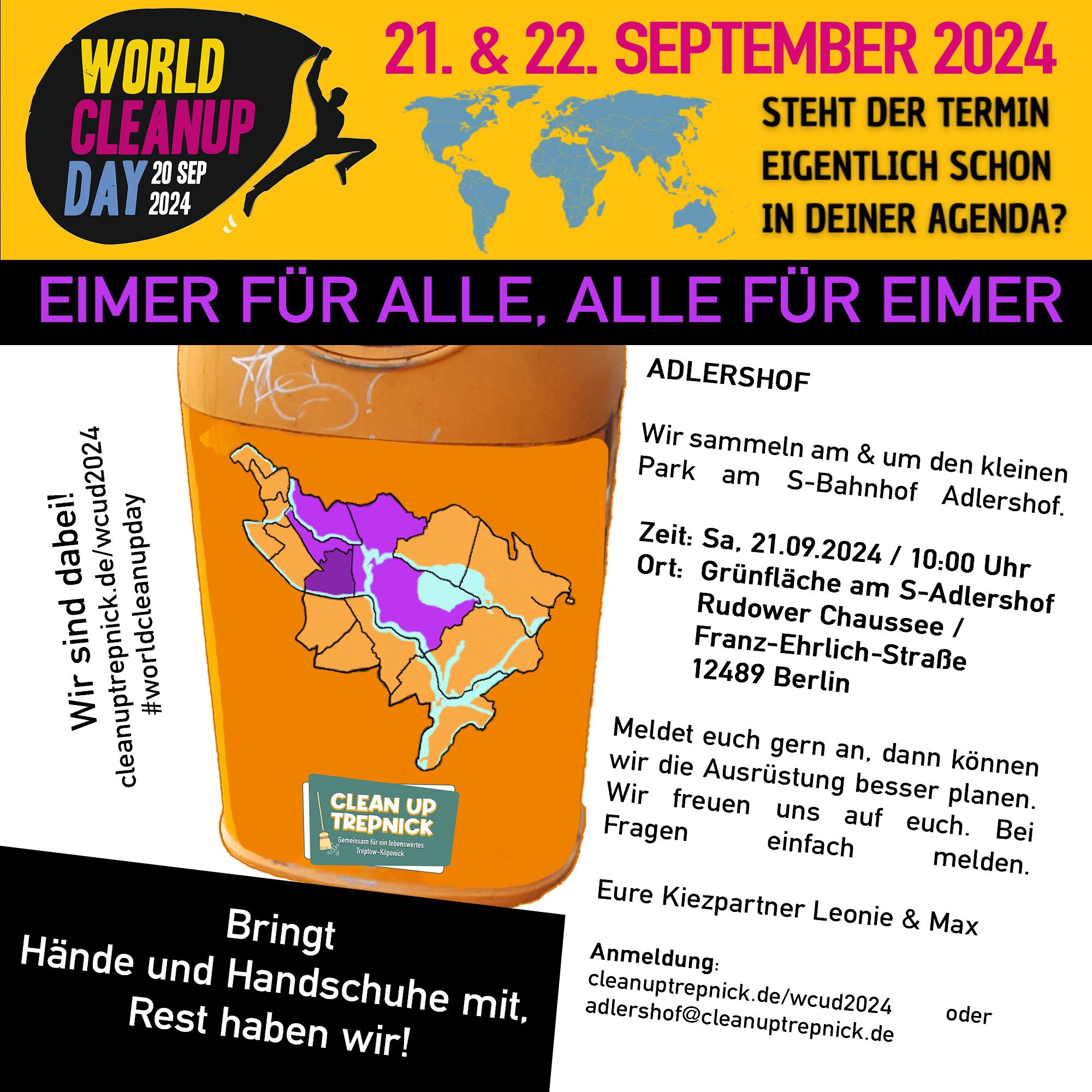 World Cleanup Day in Adlershof (Berlin)