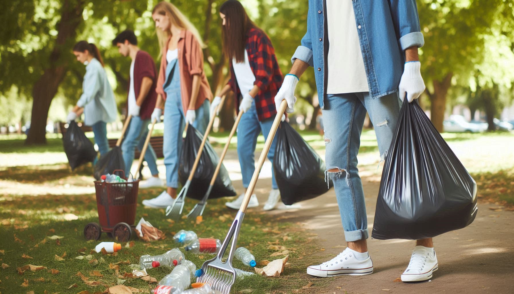 Clean up rund um den Brennerberg (Berlin)