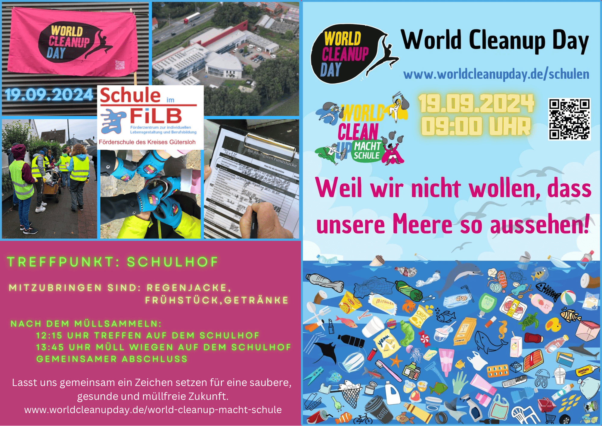 Schule im FiLB - Clean Up (NRW)