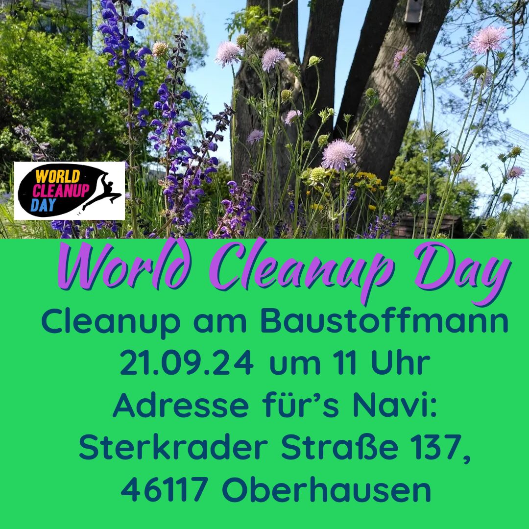 Cleanup am Baustoffmann in Oberhausen (NRW)