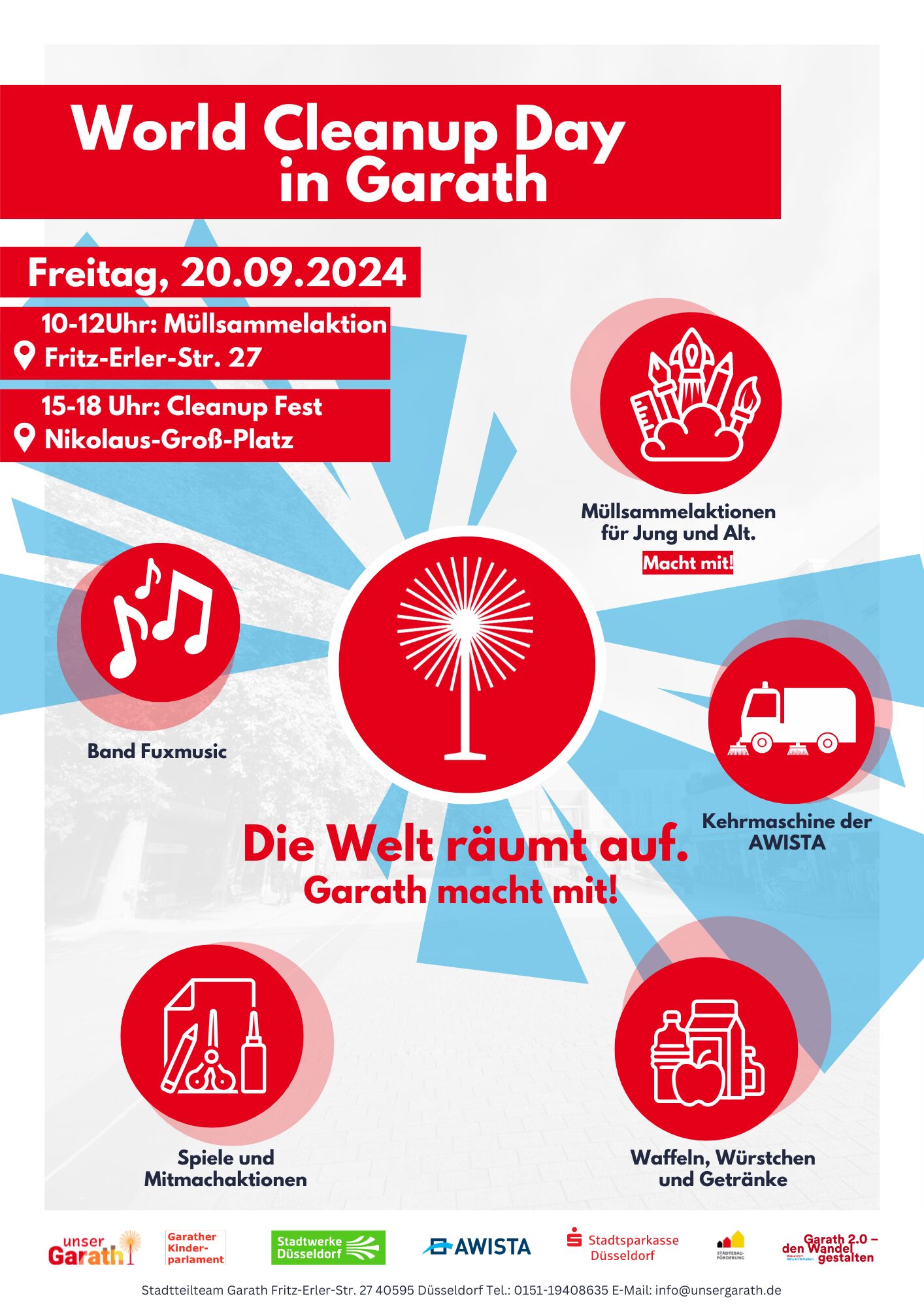 World Cleanup Day in Garath (NRW)