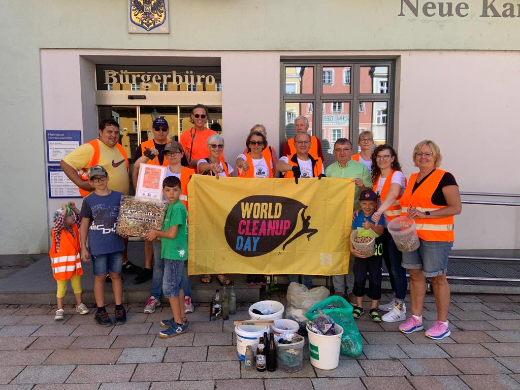 World Cleanup Day mit Plogging-Donauwörth (Bayern)