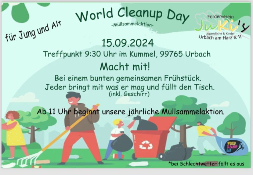 World Cleanup Day 2024 (Thüringen)