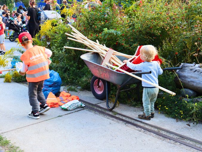 CleanUp im Wriezener Park (Berlin)