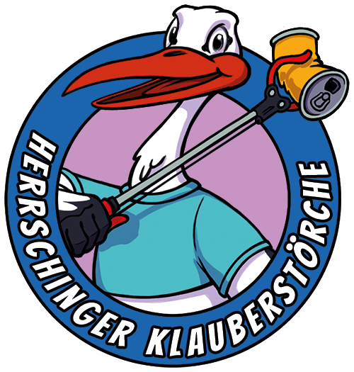 Die Herrschinger Klauberstörche räumen auf (Bayern)